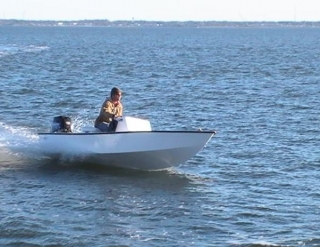 Powerboating na água 